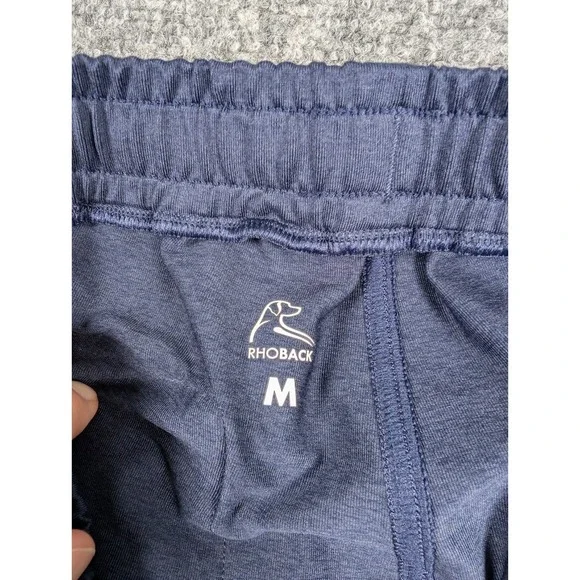 Rhoback Sprint Performance Jogger Mens Medium Navy Blue Athletic Comfy - Picture 3 of 13